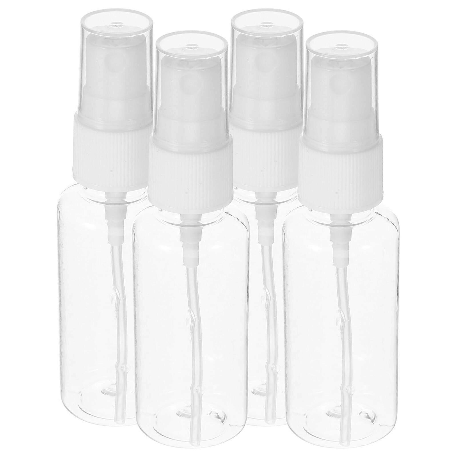 4pcs Transparent Refillable Travel Perfume Bottles LeakProof Compact Mini Spray Atomizers