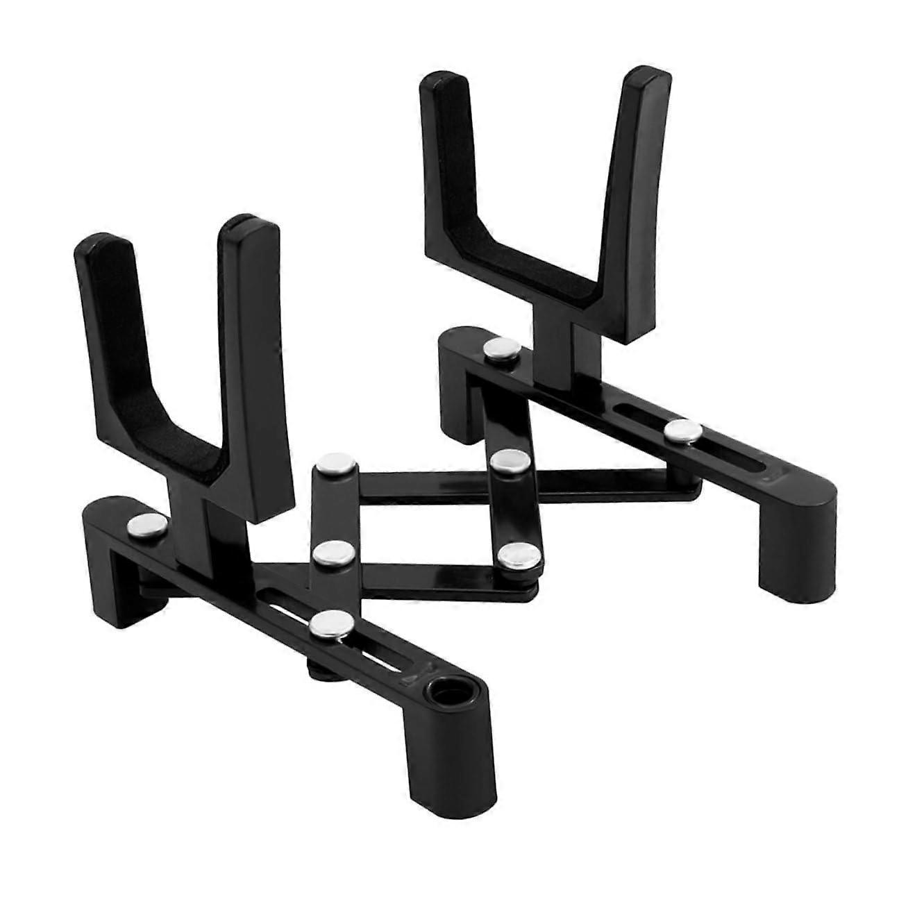 Foldable Violin Stand Lightweight Stable Floor Holder Rack for Beginners and Professionals Black