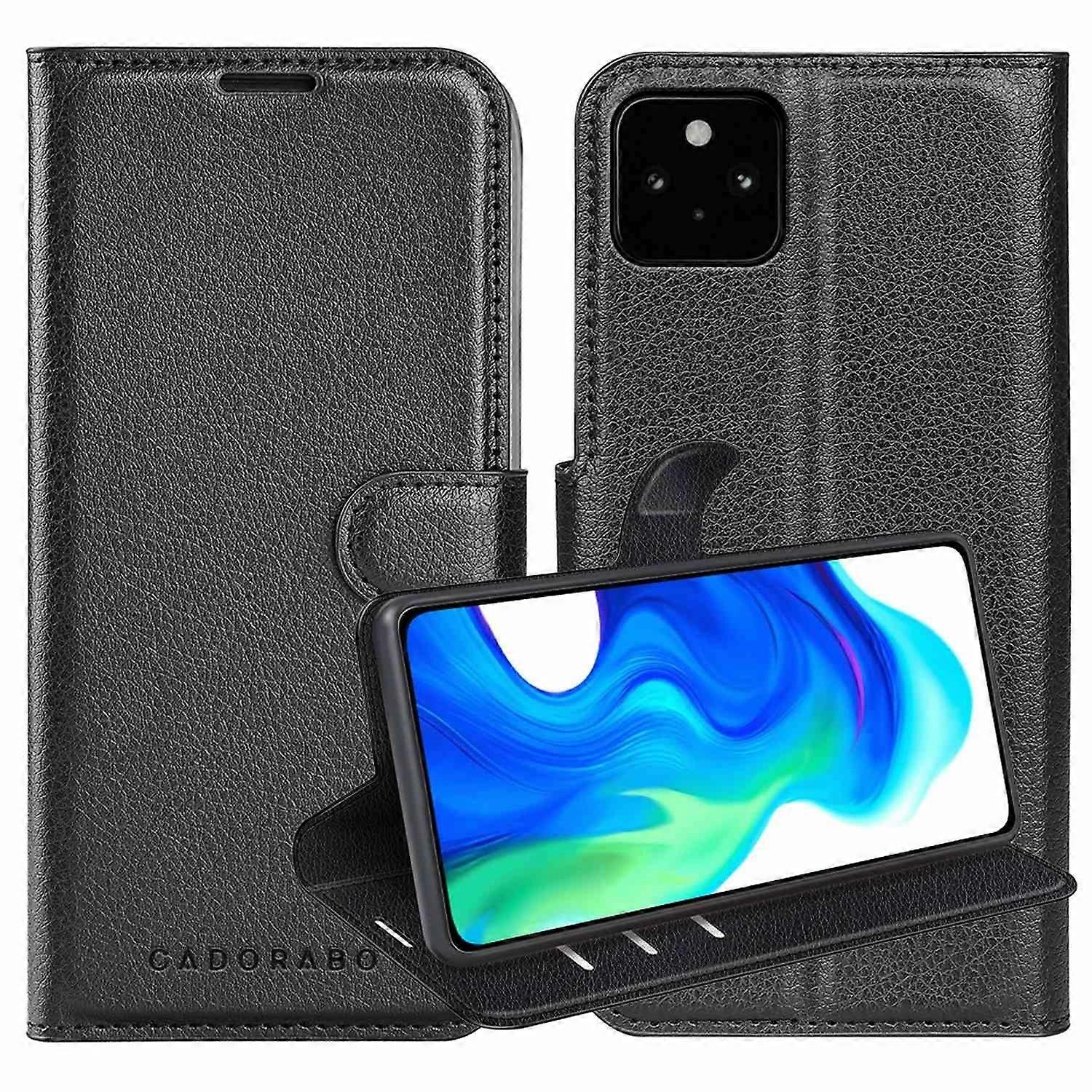 Google PIXEL 5 XL Case - Protective Case with Card Slots and Stand Function