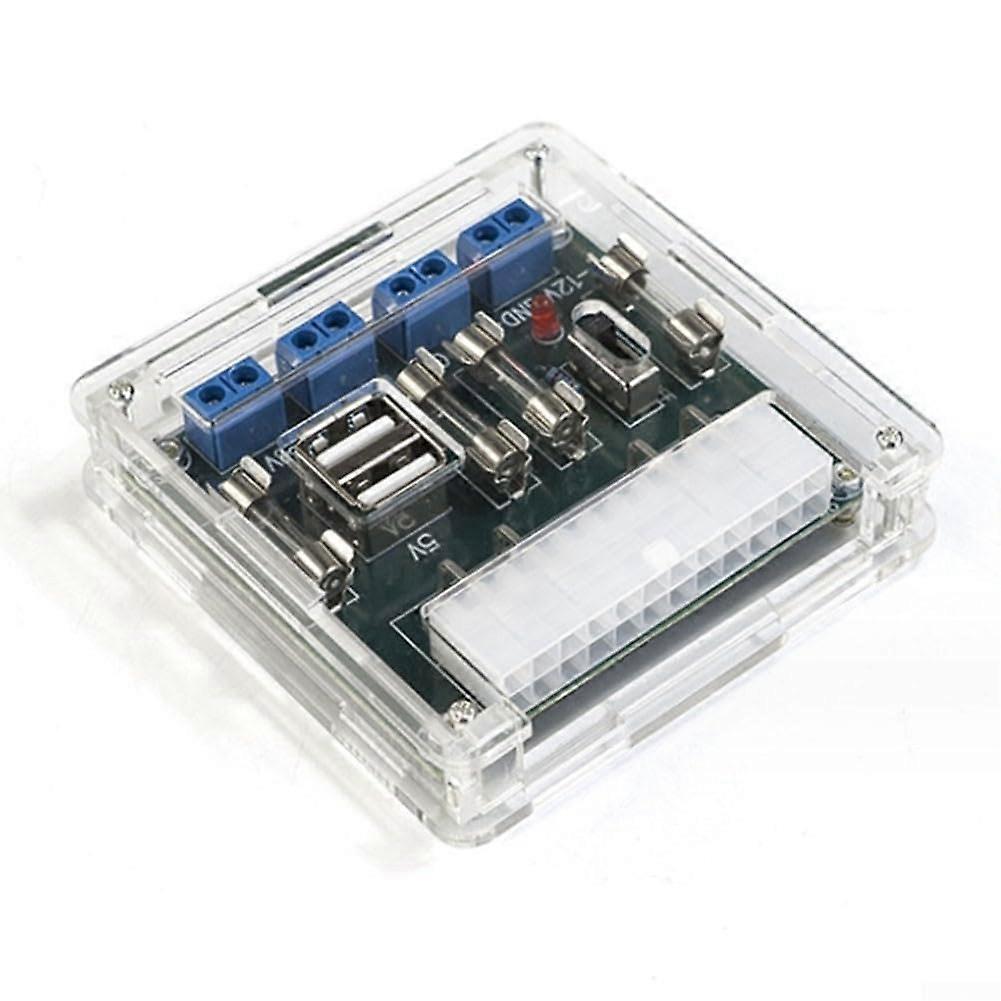 ATX Power Supply Adapter 24 Pin Power Module with Multi Voltage Output and Stable DC Power