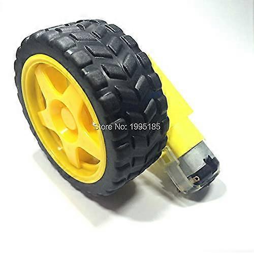 Smart Car Robot Chassis Kit with Speed Torque DC Gear Motor and FourWheel Compact Design