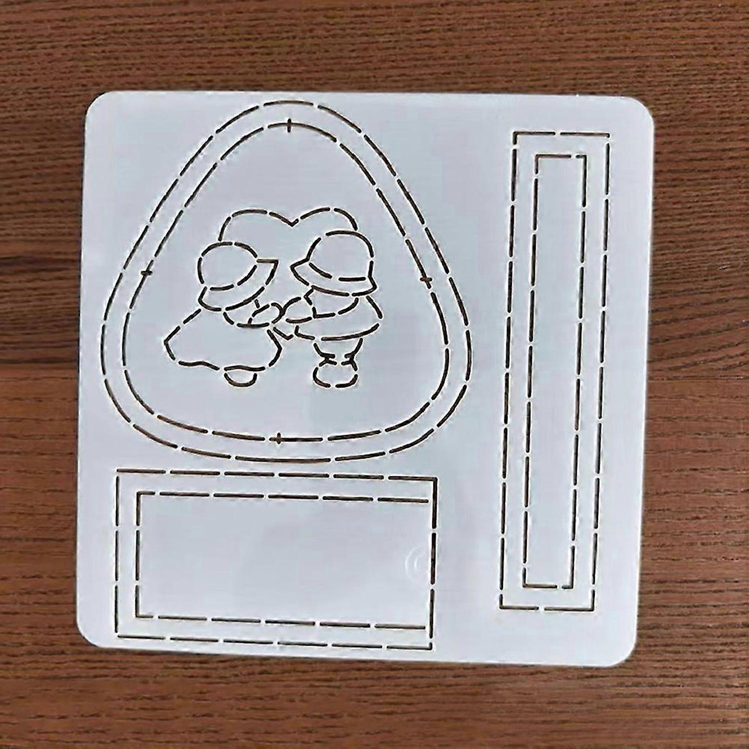 Patchworks Template DIY Bag Reusable Drawing Template for Household