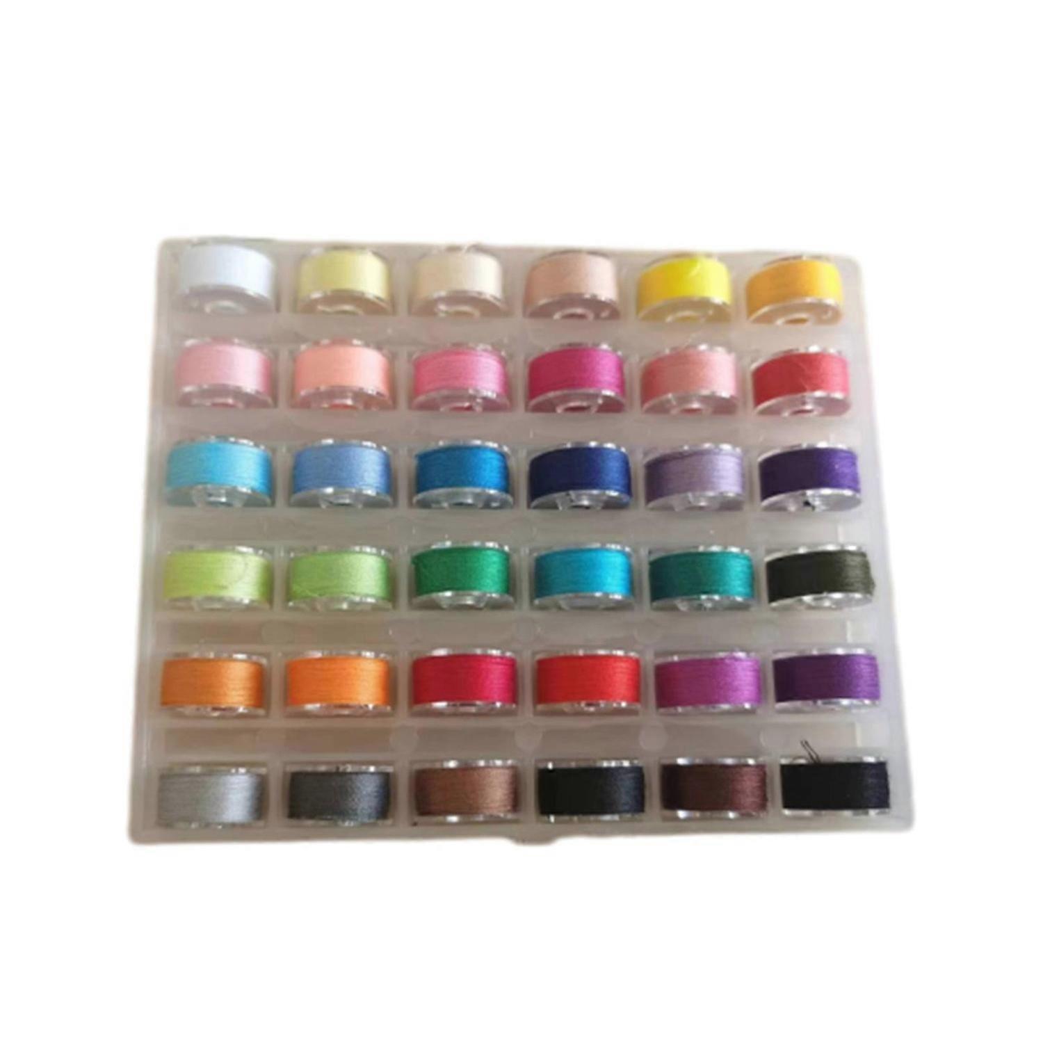 Reusable Multi-Color Sewing Thread Set High Efficiently Sewing Accessories for Daily Sewing Use