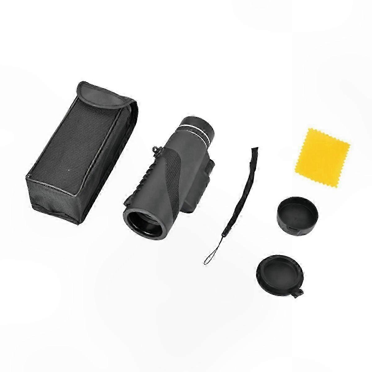 Compact Outdoor Monocular Scope in Black for Handheld Use