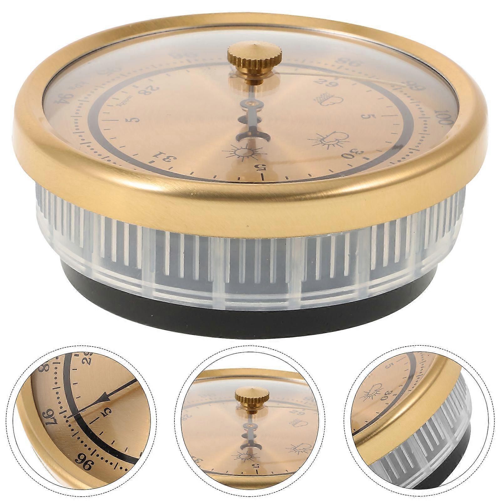 Portable Barometer Household Barometer Dial Design Barometer Multi-use Barometer