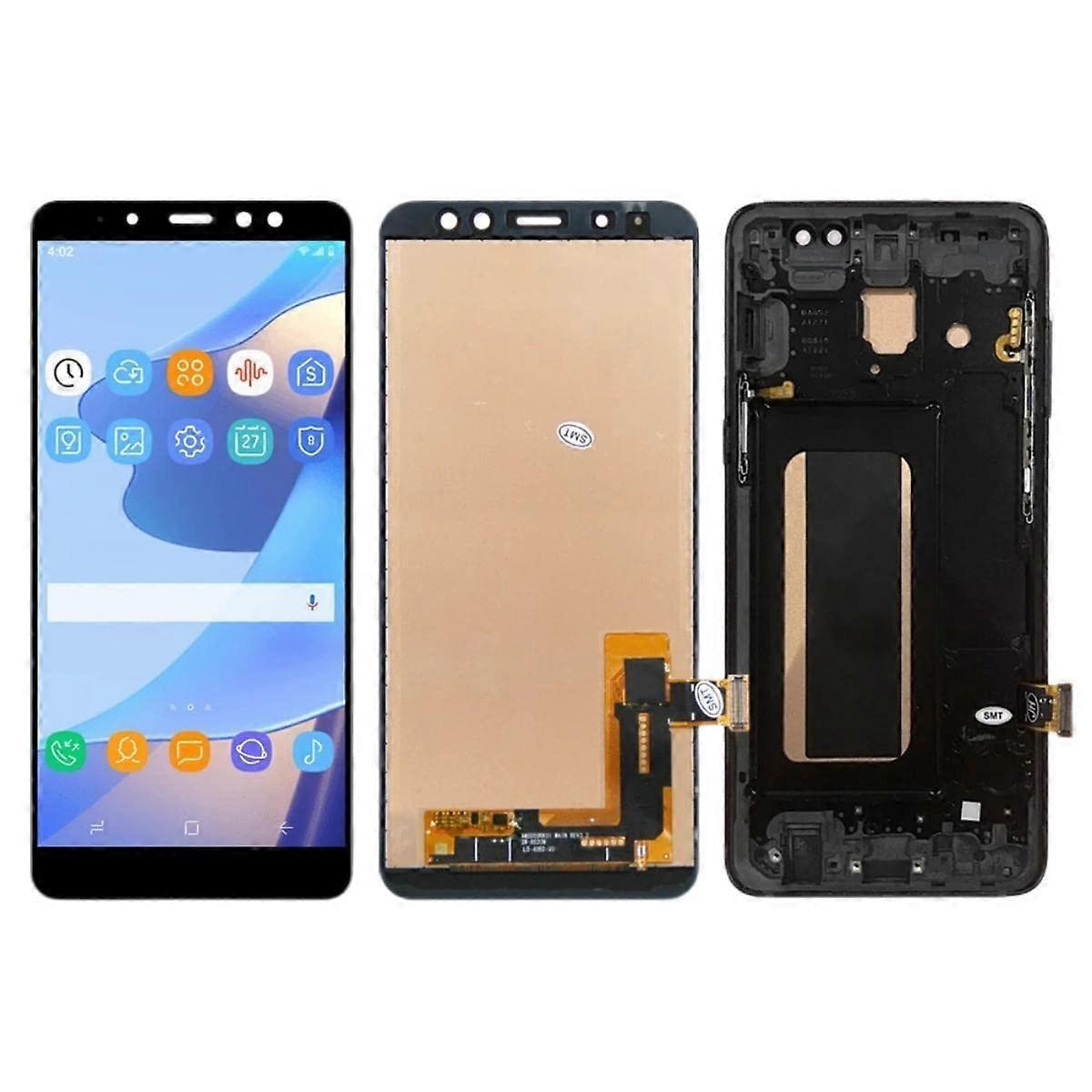 Screen Replacement LCD Touch Digitizer A530F Black No Frame with Tools for Samsung Galaxy A8 2018