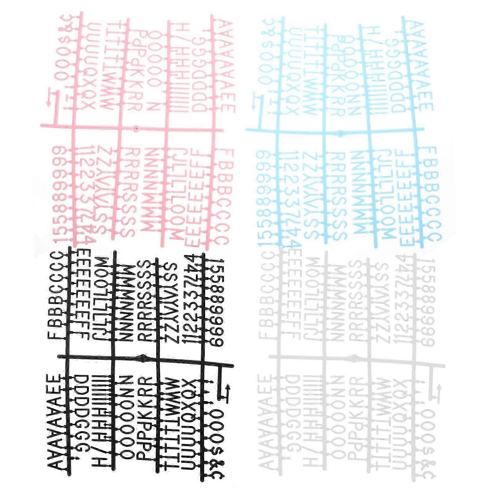 Digital Boards Plastic Letter Board for Bar 580Pcs Message Letter Set