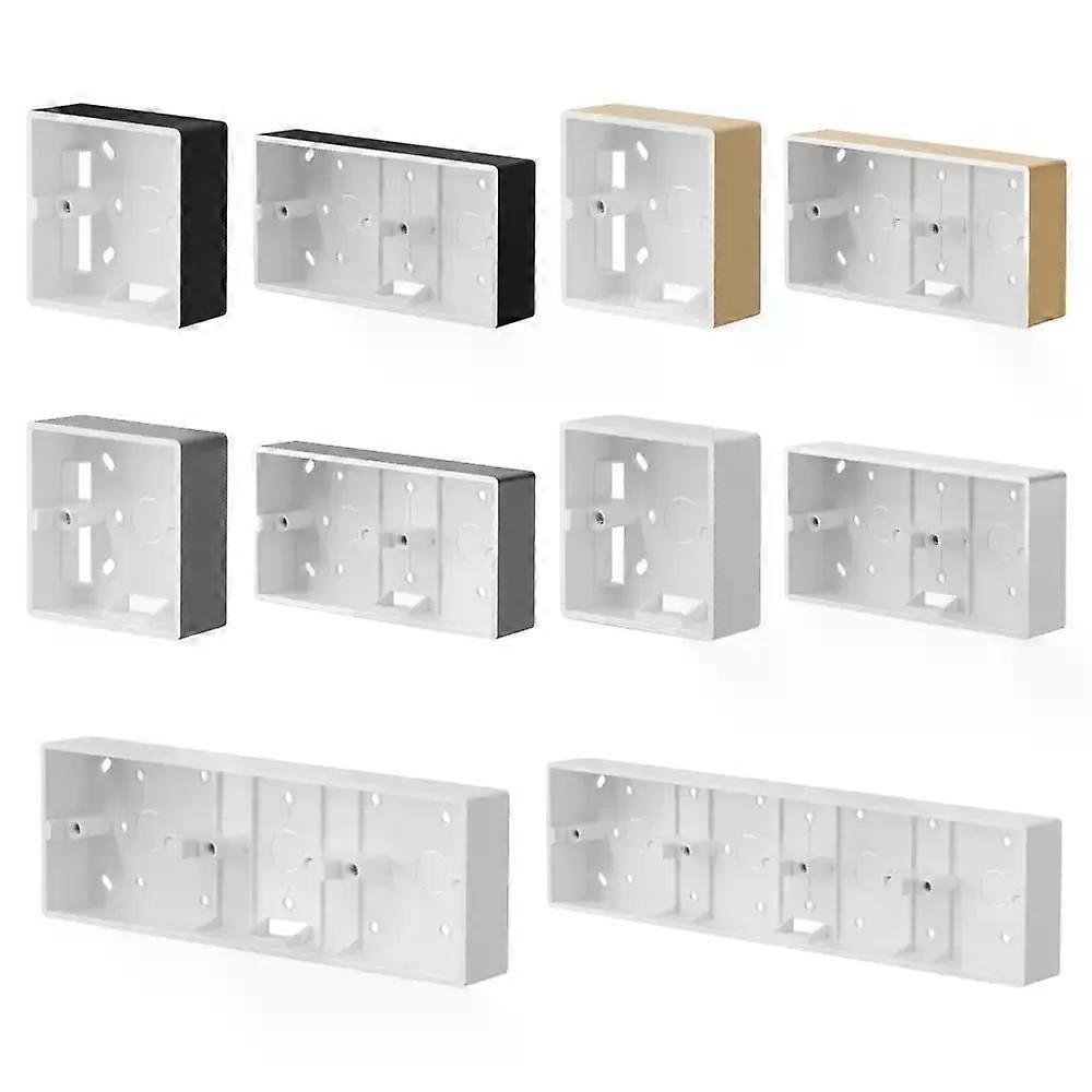 Socket Apply On-Wall Mount Home Improvement Switch Socket Box 86 Type Wall Surface Junction Box External Mounting Box