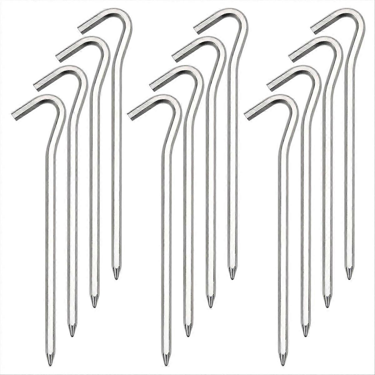 tent stakes with hooks, hexagonal pole canopy stakes