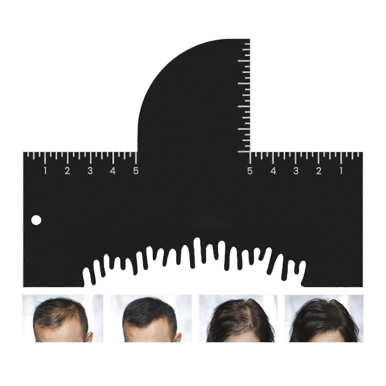 Beard Shaping Tool for Men with Precise Symmetry Guide and Clear Scale Lines, Durable Washable Template