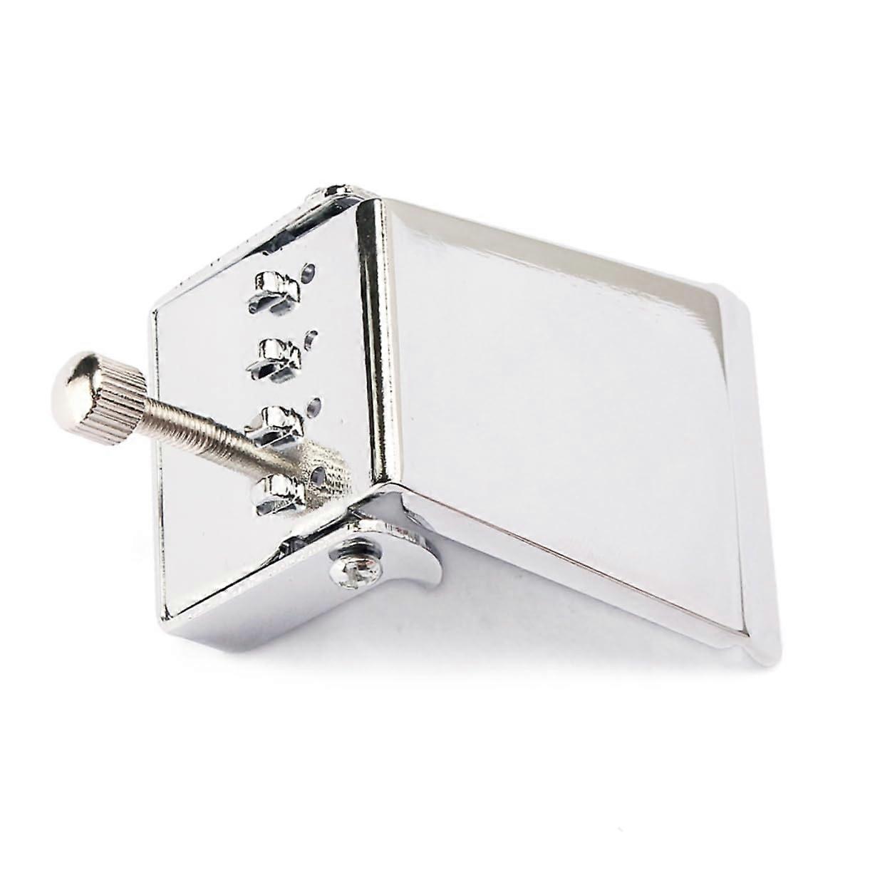 Banjo Tailpiece with Flip Cover 4 String Replacement Vintage Plate for Fast String Changes and Stable Tuning