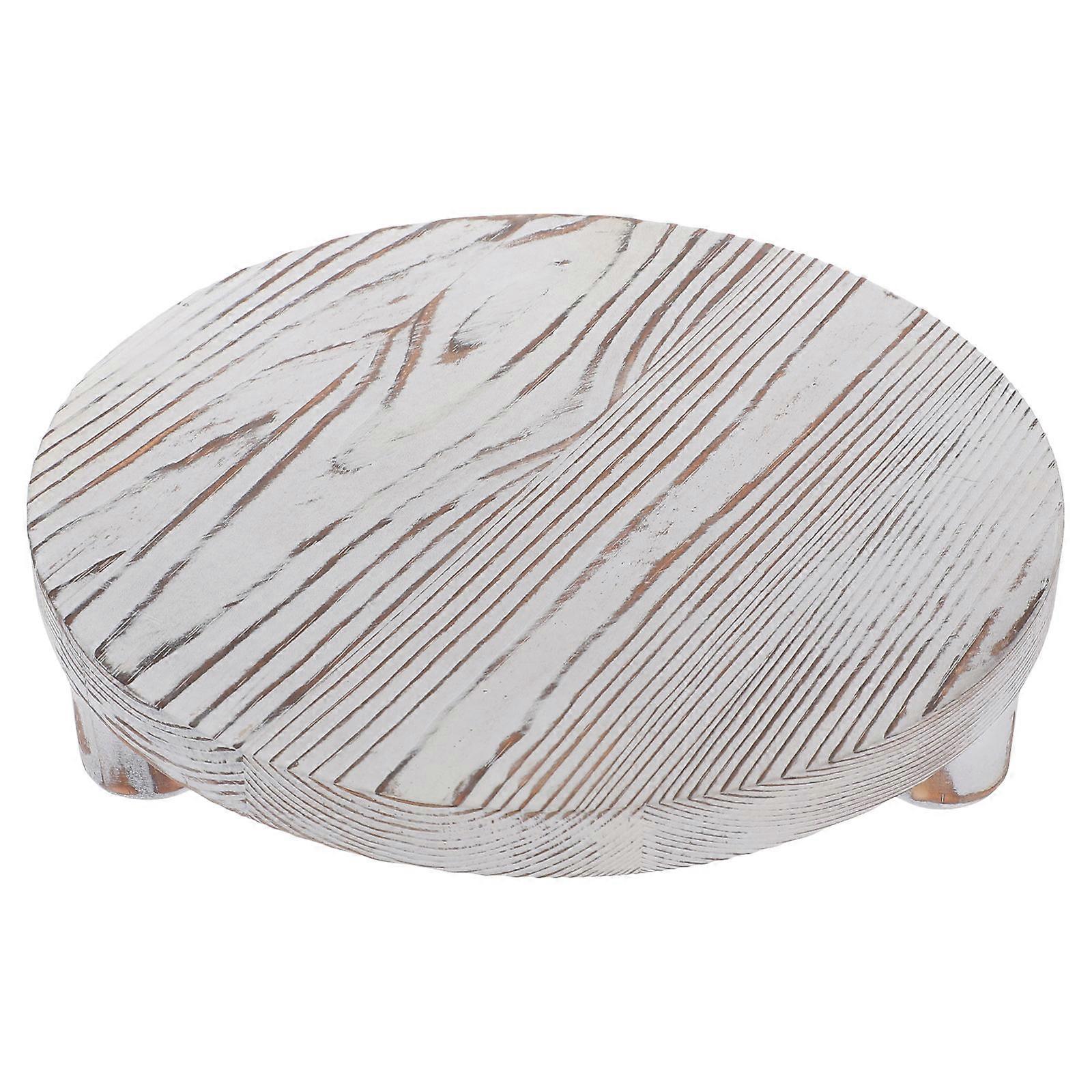 Wooden Rustic Plant Pot Stand for Decor with Option