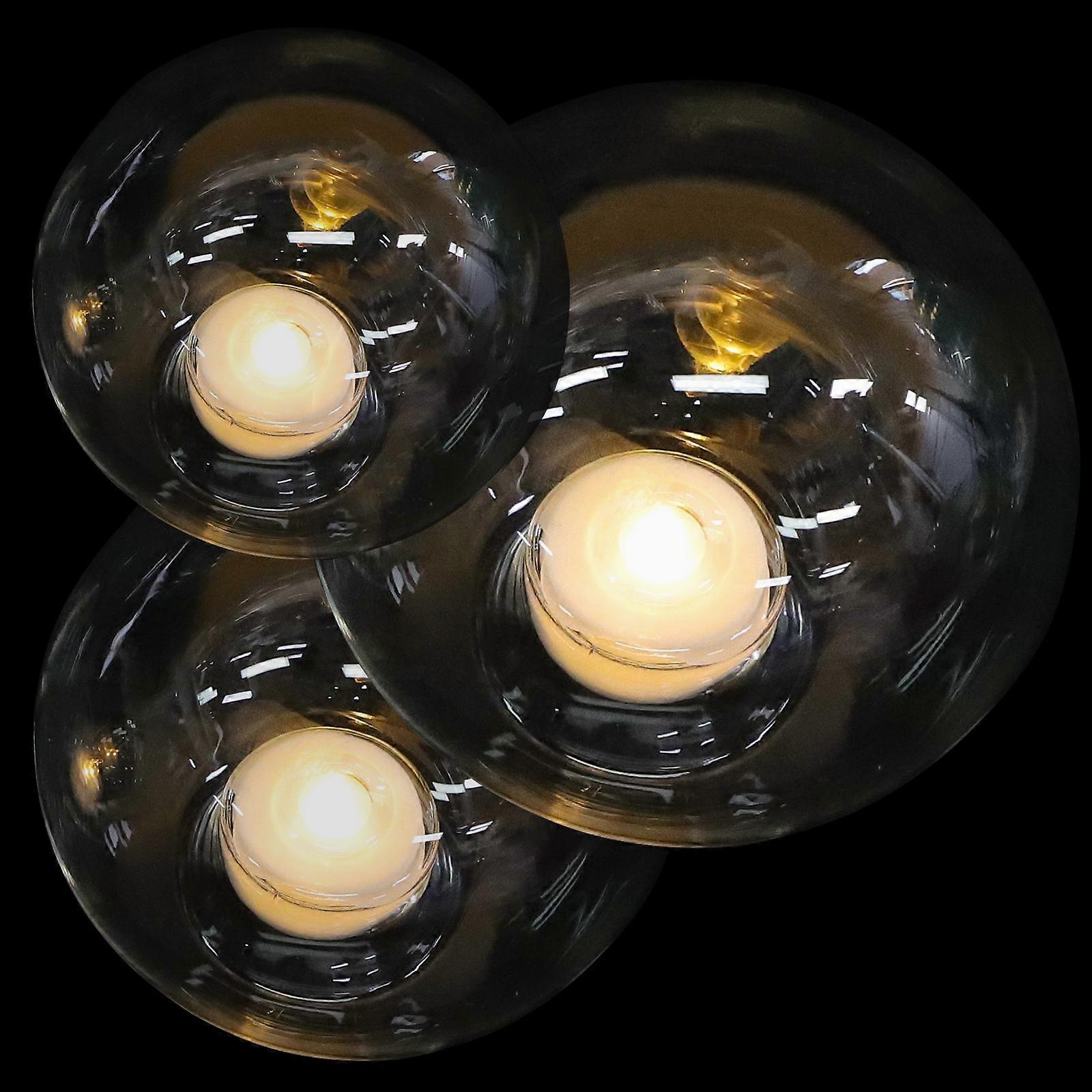LED Candle Lights Decoration Sphere for Wedding Use 9Pcs Transparent