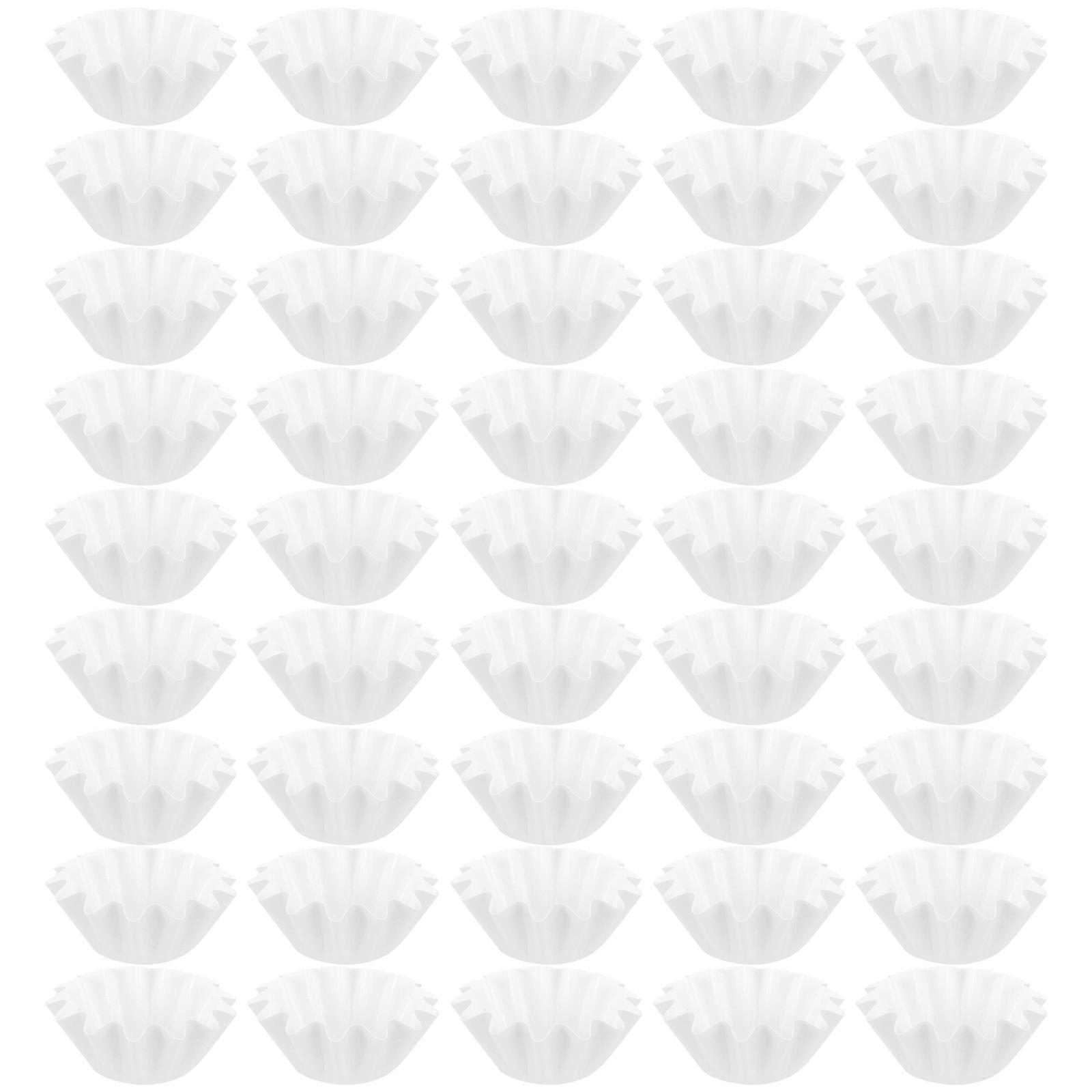 Cake Paper Cup Flower Shaped Cake Cups for Party Decor 100Pcs Set