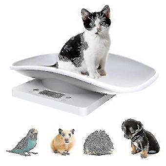 Elektronische Haustierwaage für Katzen, Hunde und Küchenfutter, 10 kg/22 lb, LCD-Anzeige