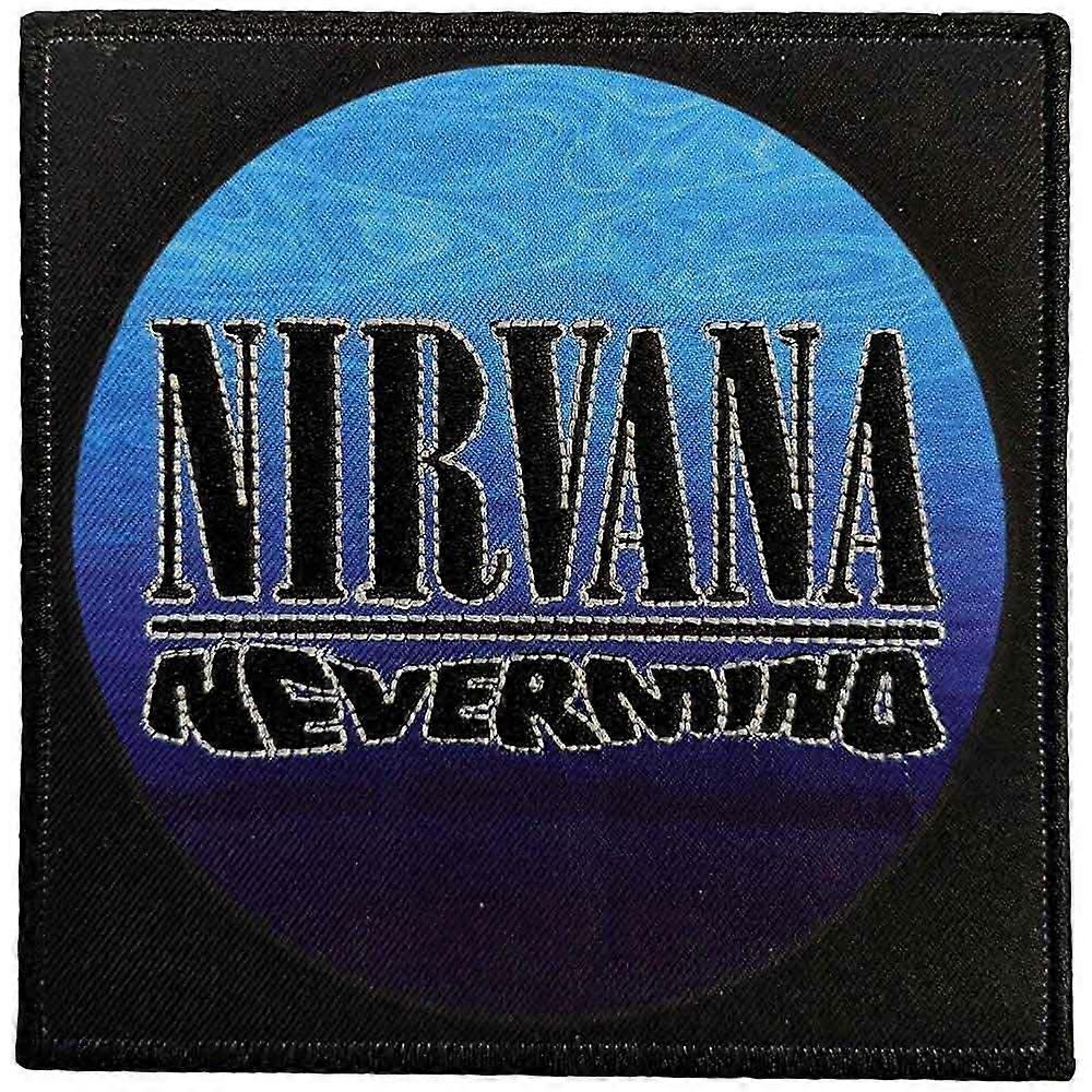 Nirvana Nevermind Wavy Logo Woven Patch