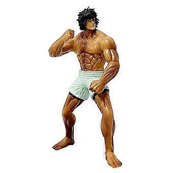 Action Figure 18cm Muscular Anime Fighting Posture Collectible Statue for Desk
