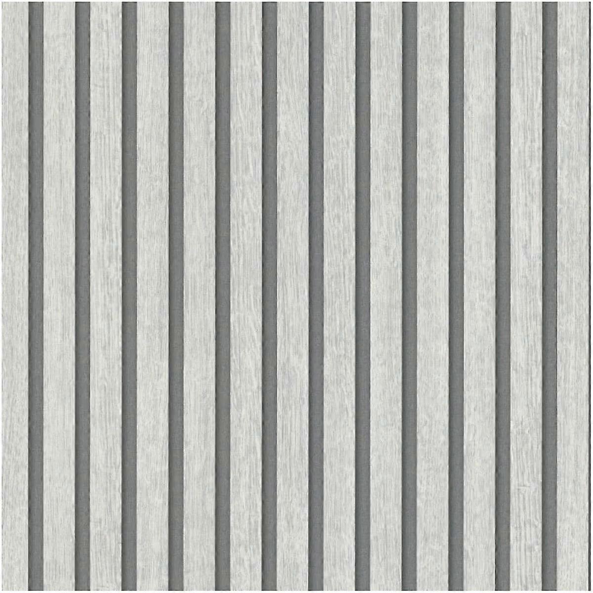 Grey Wood Slat Wallpaper