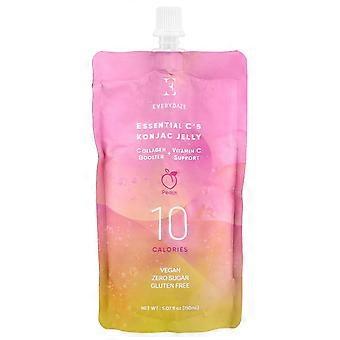 Everydaze, Essential C's Konjac Jelly, Peach, 5.07 fl oz (150 ml)