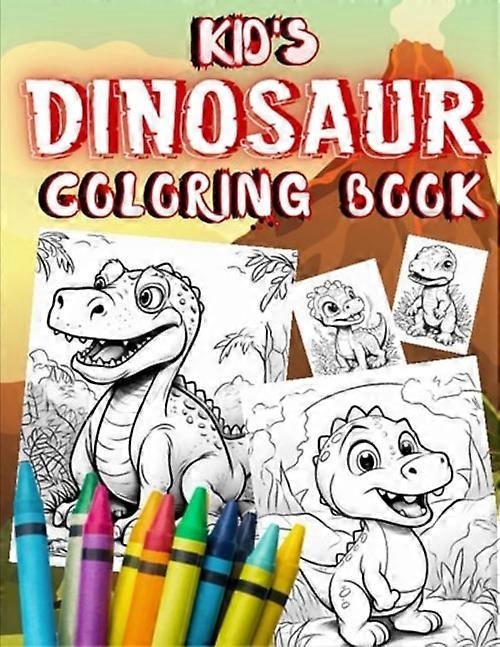 Dinosaurier-Malbuch für Kinder