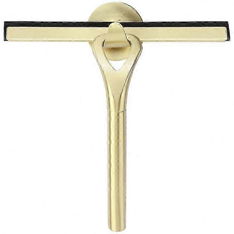 Single Stainless Steel Squeegee for Shower, Mirror, Window, and Glass Cleaning with Scraper Function