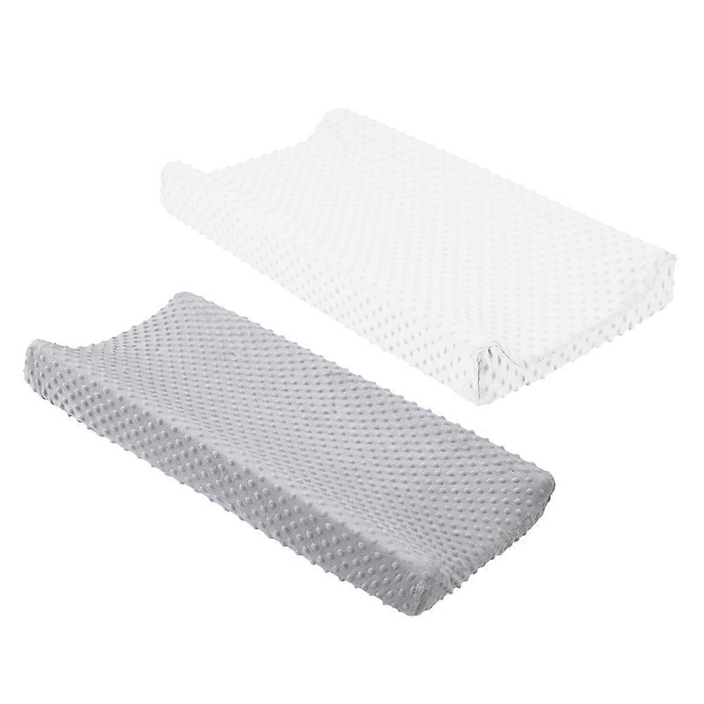 Baby Changing Pad Cover for Diaper Changing 2Pcs Polyester Set