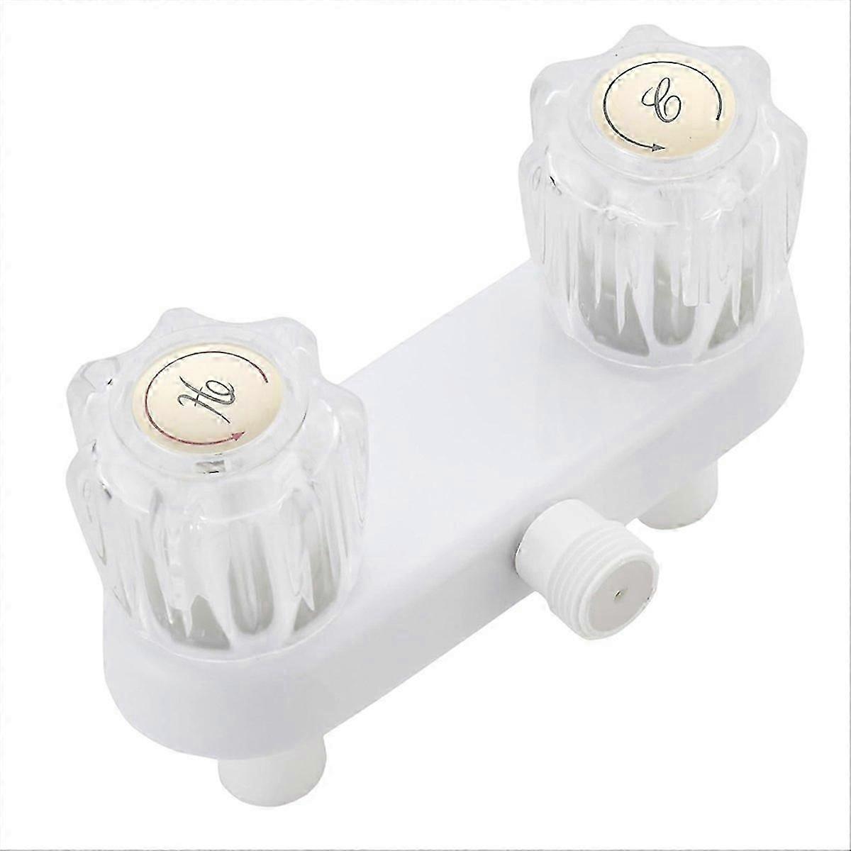 RV Shower Faucet Replacement with Dual Knobs