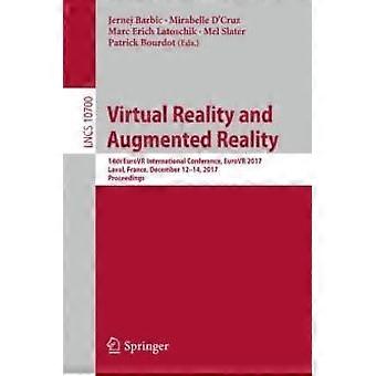 Virtual Reality And Augmented Reality 14th Eurovr International Conference Eu - Springer Nature B.V - Paperback - en Book