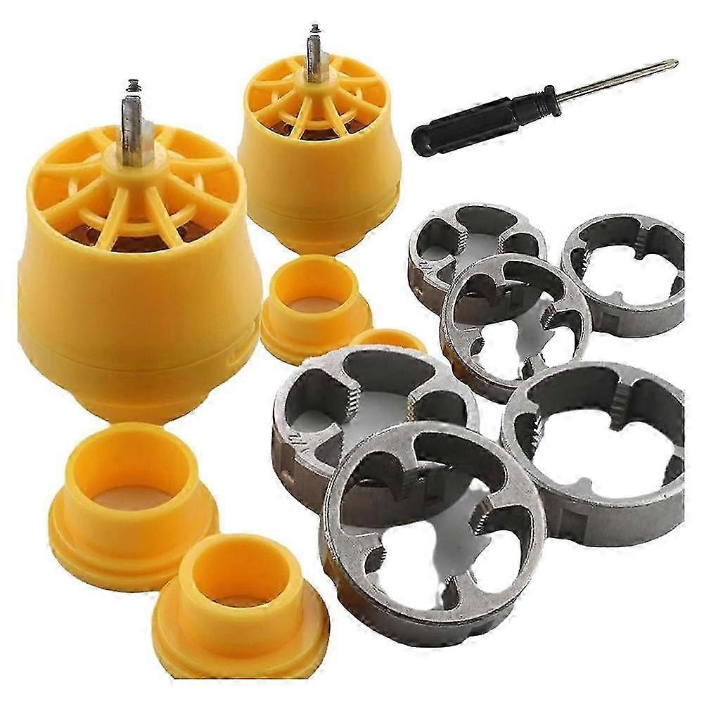 Pvc Thread Maker Tool compatible with Electric Drill,Electric Drill Water Pipe Threading Device,Electric Drill