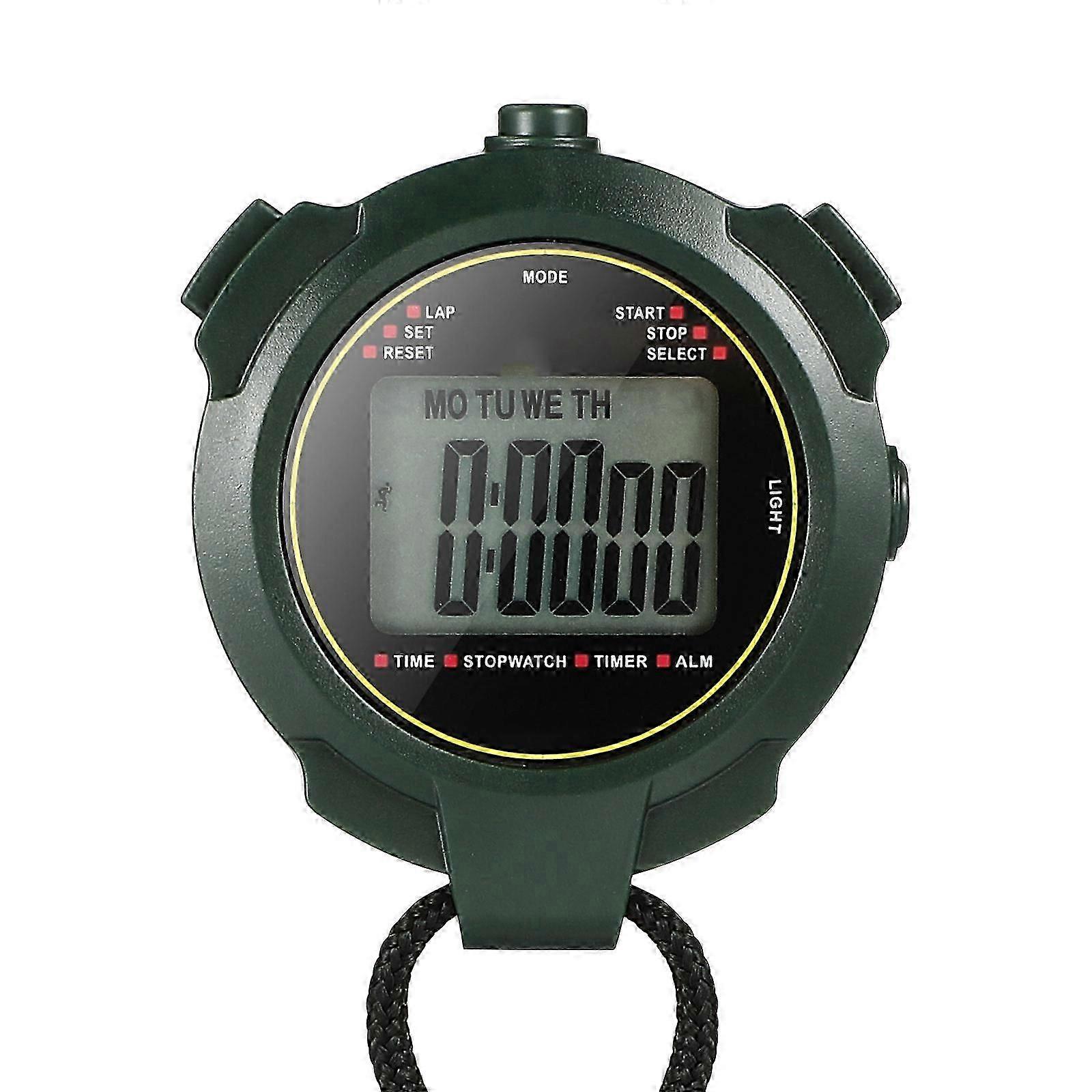 Professional Timer Multi-Function Stopwatch for Timekeeping 6Pcs Green Stopwatches