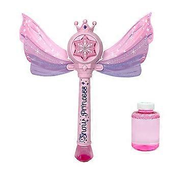 Princess Magics Wand Windmills Bubble Machine Multifunctional Colorful Bubble Maker Toy for Children Girls-nbh