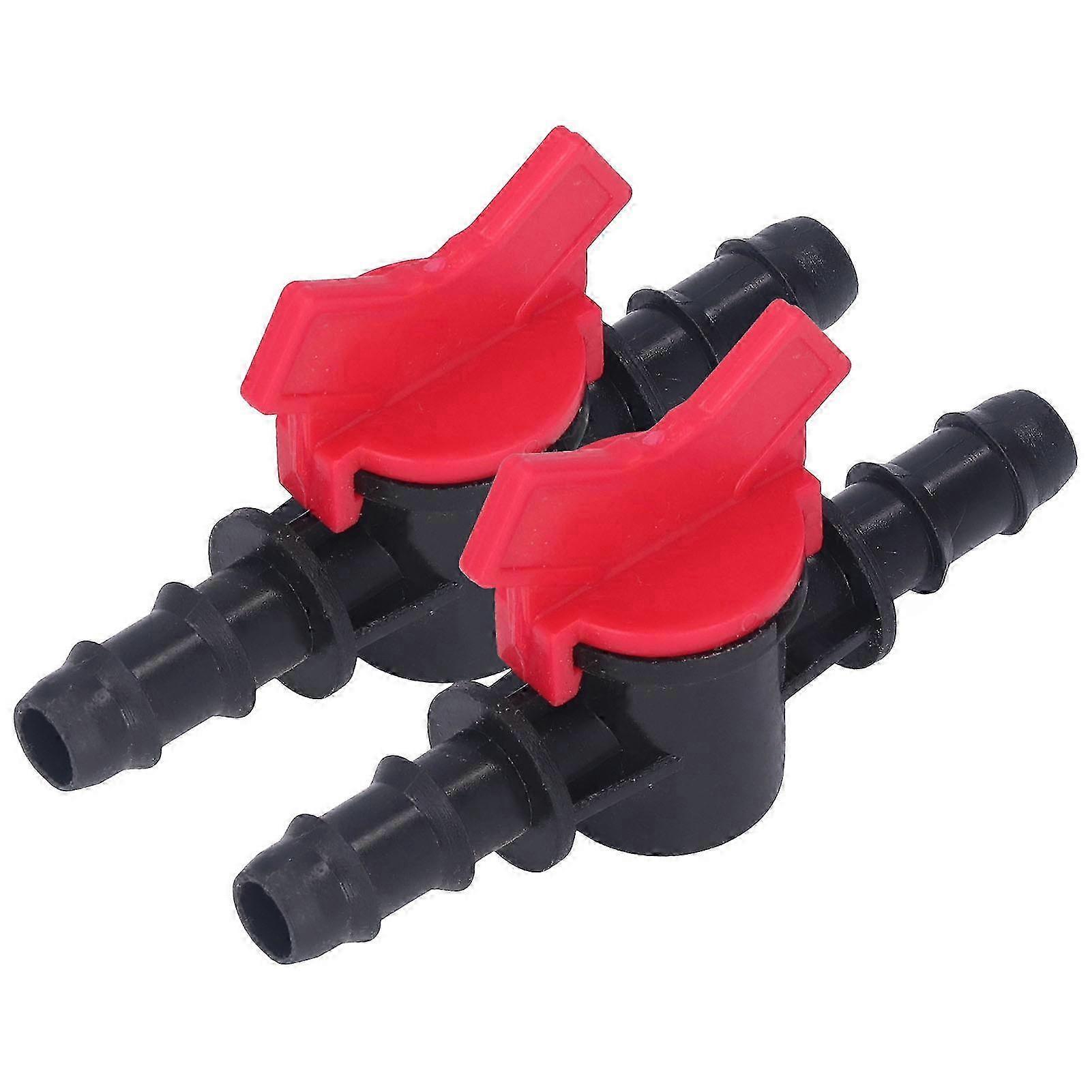 2Pcs Flow Control Valve Water Stop Controller Regulator ABS Switch Accessory Set Kit 12mm / 0.47in