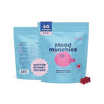 1-5 unidades de extrato de açafrão para melhorar o humor, em cápsulas e gomas de nutrição (60 unidades).