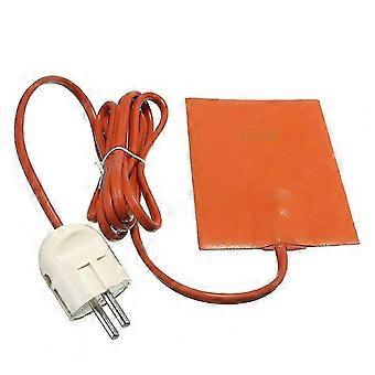 Orange 250w Car Engine Heater Oil Pan Tank Heater Pad Universal Silicone Heater Pad Engine Oil Pan Sump Tank Heater Pad With Eu Plug