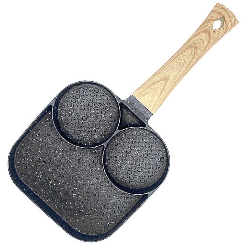 Divided Frying Pan Multi-Function Egg Pan for Kitchen 4Pcs Set