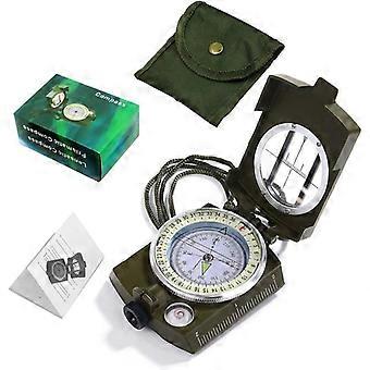 Green compass, sighting compass, military compass, geological camping compass, hiking compass, multi-function compass