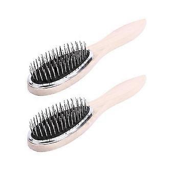 2 Pcs Glitter Peignes À Cheveux Peignes De Coiffure Massage Tête Massage Peigne À Cheveux À Poignée Épaisse pour Le Séchage Des Cheveux Coiffage