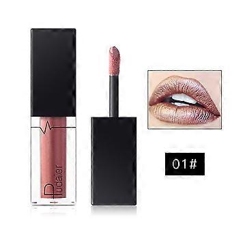 Lucidalabbra metallizzato, formula antiaderente, a lunga tenuta e ad alta brillantezza, rossetto idratante, ideale per feste, appuntamenti e uso quotidiano.