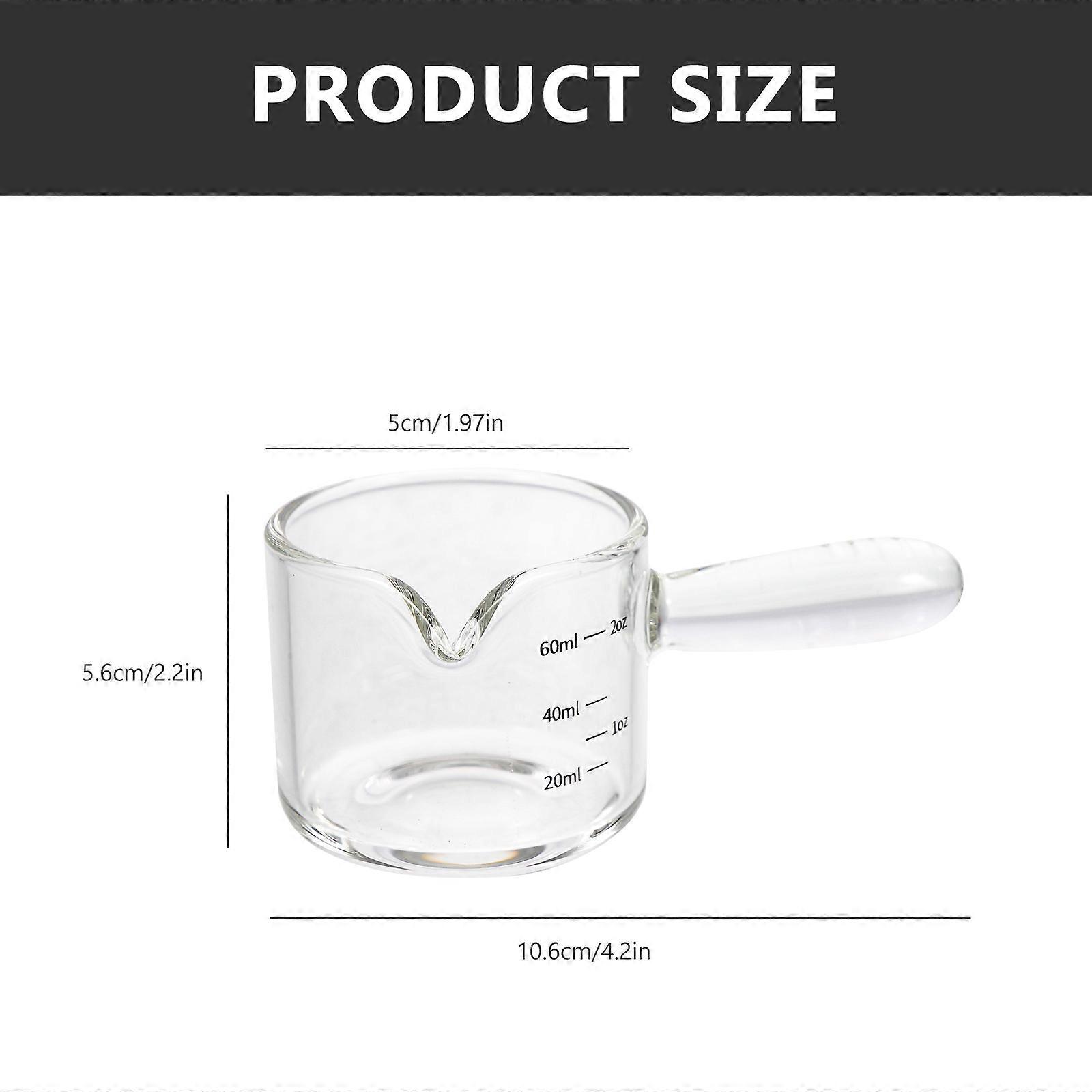 Scale Design Coffee Cup Household Measuring Cup for Kitchen Use 60Ml