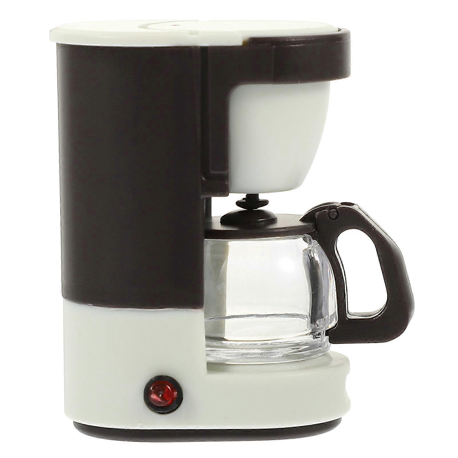 Mini Dollhouse Coffee Machine Play Kitchen Acessórios