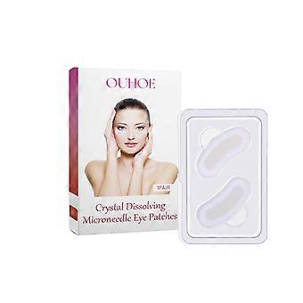 Crystal Dissolving Microneedle Eye Patches  Hydrating Anti-Wrinkle Firming Eye Patch for Fine Lines & Dark Circles