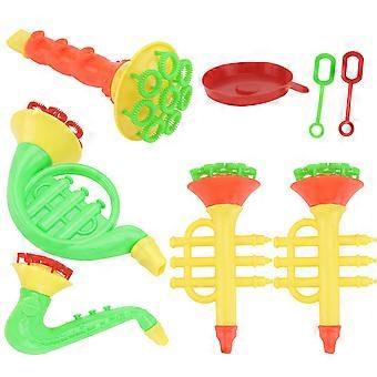 Bubble Machine Musical Instrument Shape Bubble Maker for Kid 15Pcs Set