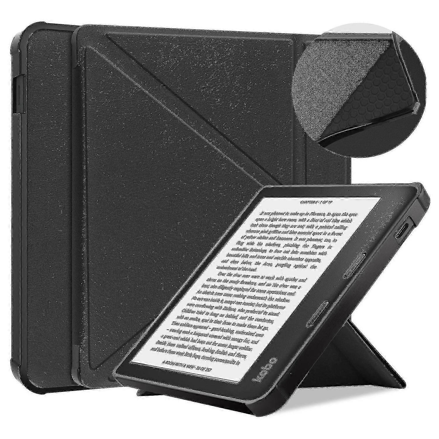 A-case Compatible With Kobo Libra 2 - Book Style Pu Leather E-reader Cover Folio Case