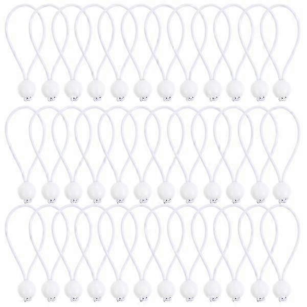 30pcs Stretch Tie Loops With Plastic Toggle Gazebo Bungee Cords