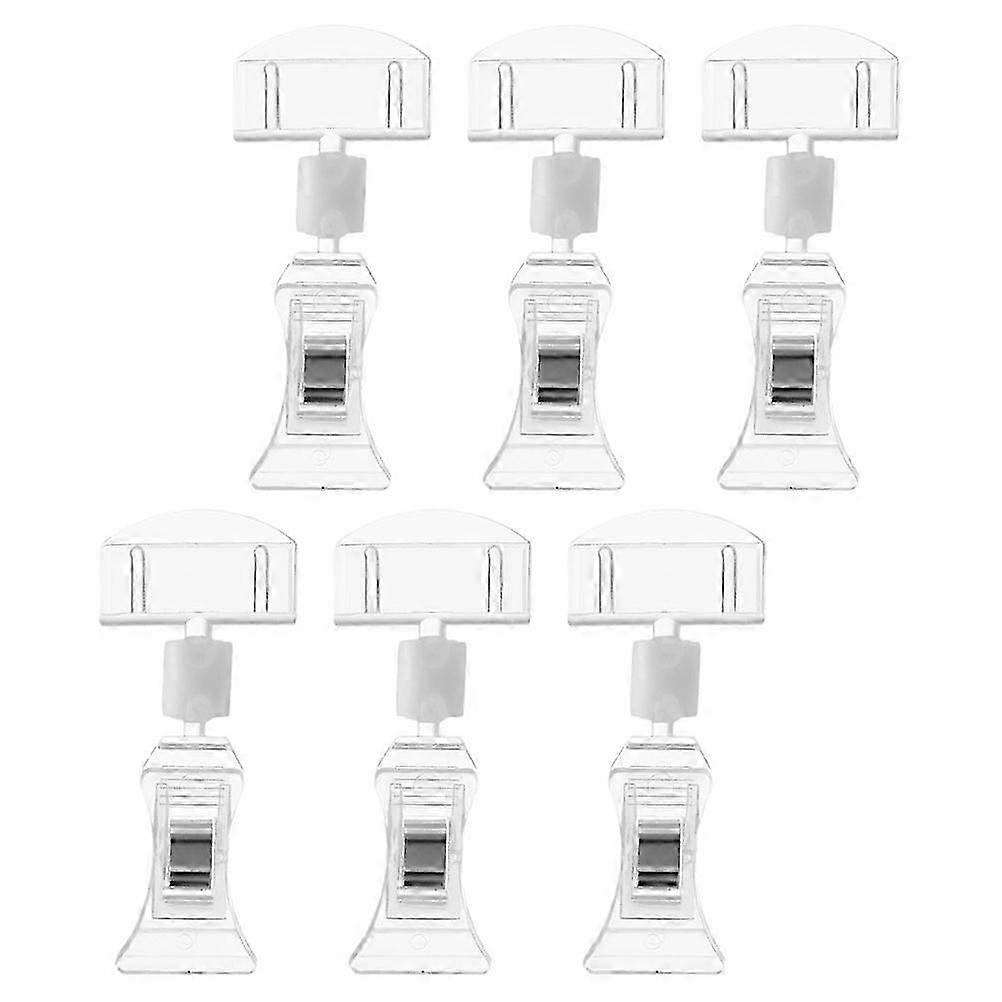Rotatable Sign Display Clips for Retail Store Use 30Pcs Set