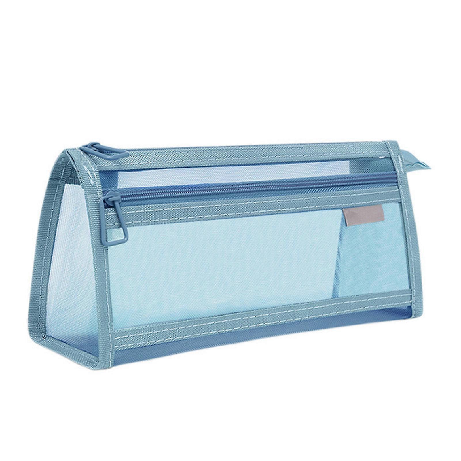 Durable Mesh Pencil Case with Transparent and Sturdy