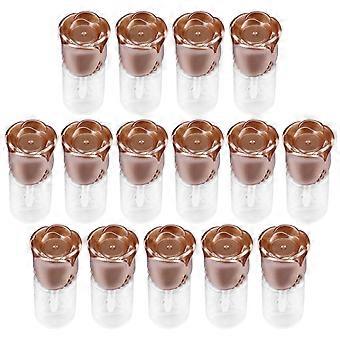 Lip Gloss Tube Refillable Rose Shape for DIY Use 45Pcs Set