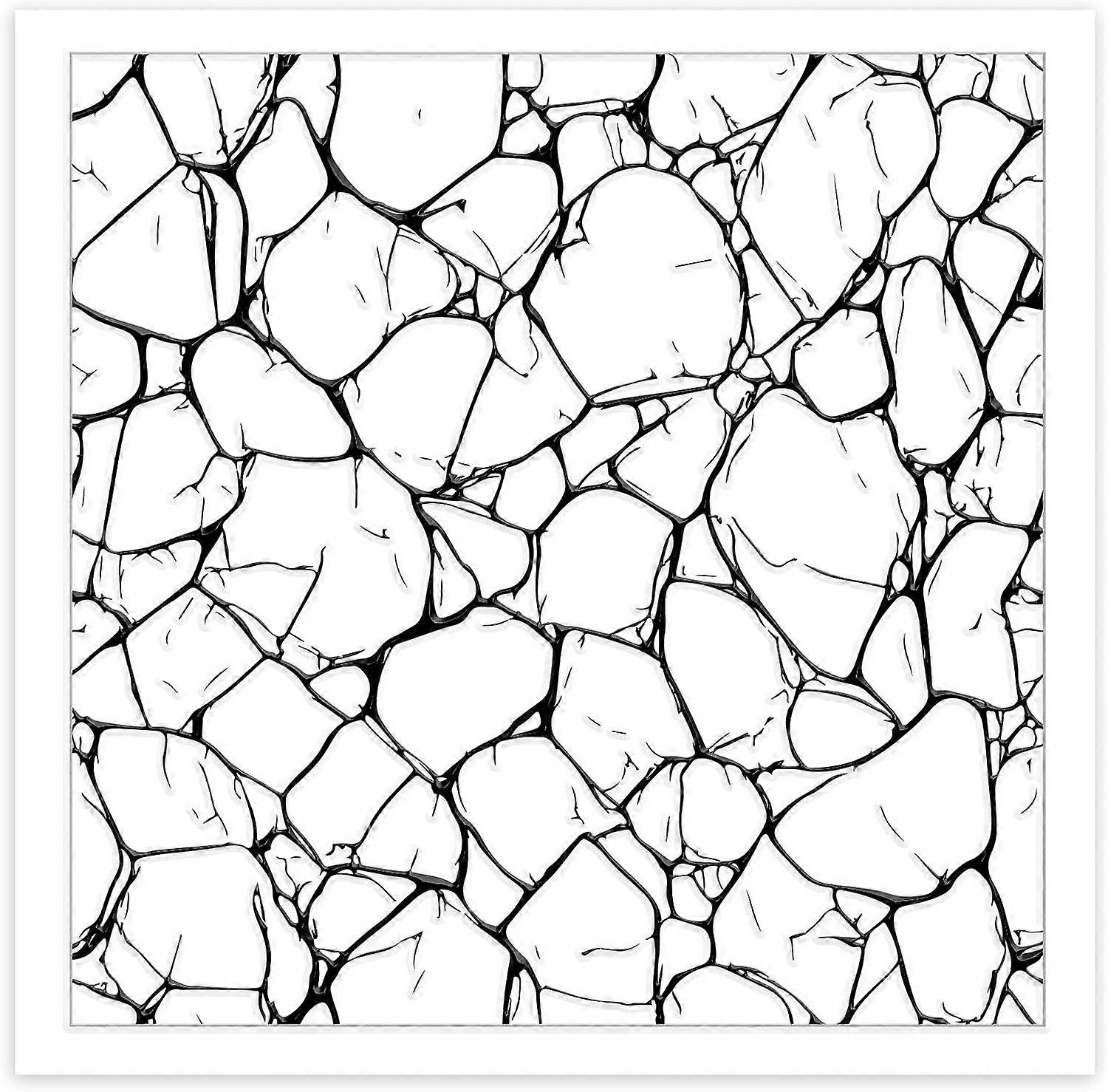 Terrazzo Pattern Polymer Clay Texture Sheets Silicone Texture Stamp Natural Stone Pattern Clay Mat Modeling Pattern Pad