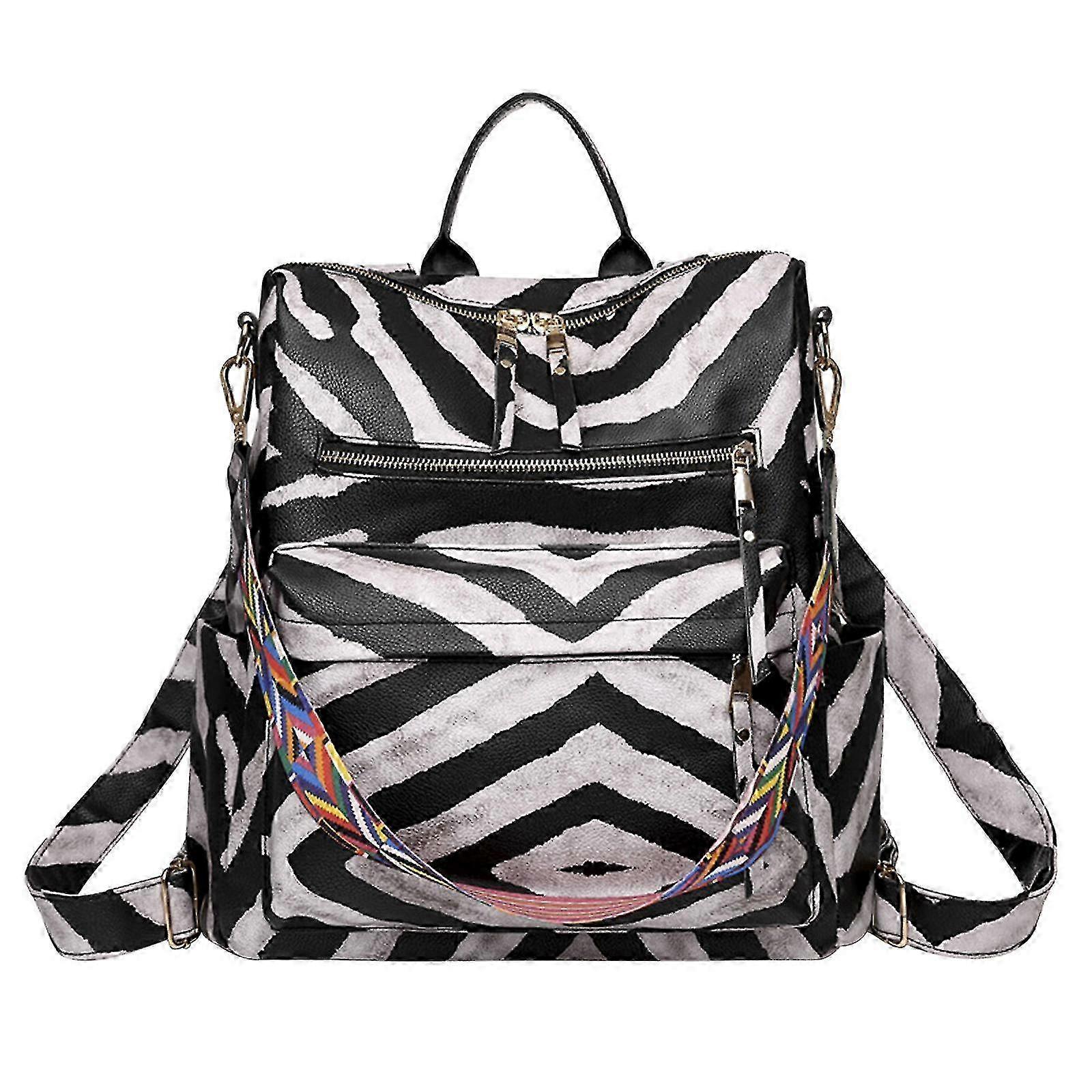 Frosted gentle Surface Multifunctional Retro Women's Backpack - Soft