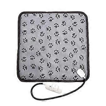 Pet Heating Pad for Dogs & Cats, Electric Adjustable Warming Mat with Waterproof Chew-Resistant Steel Cord, 45cm x 45cm Large-ckcy
